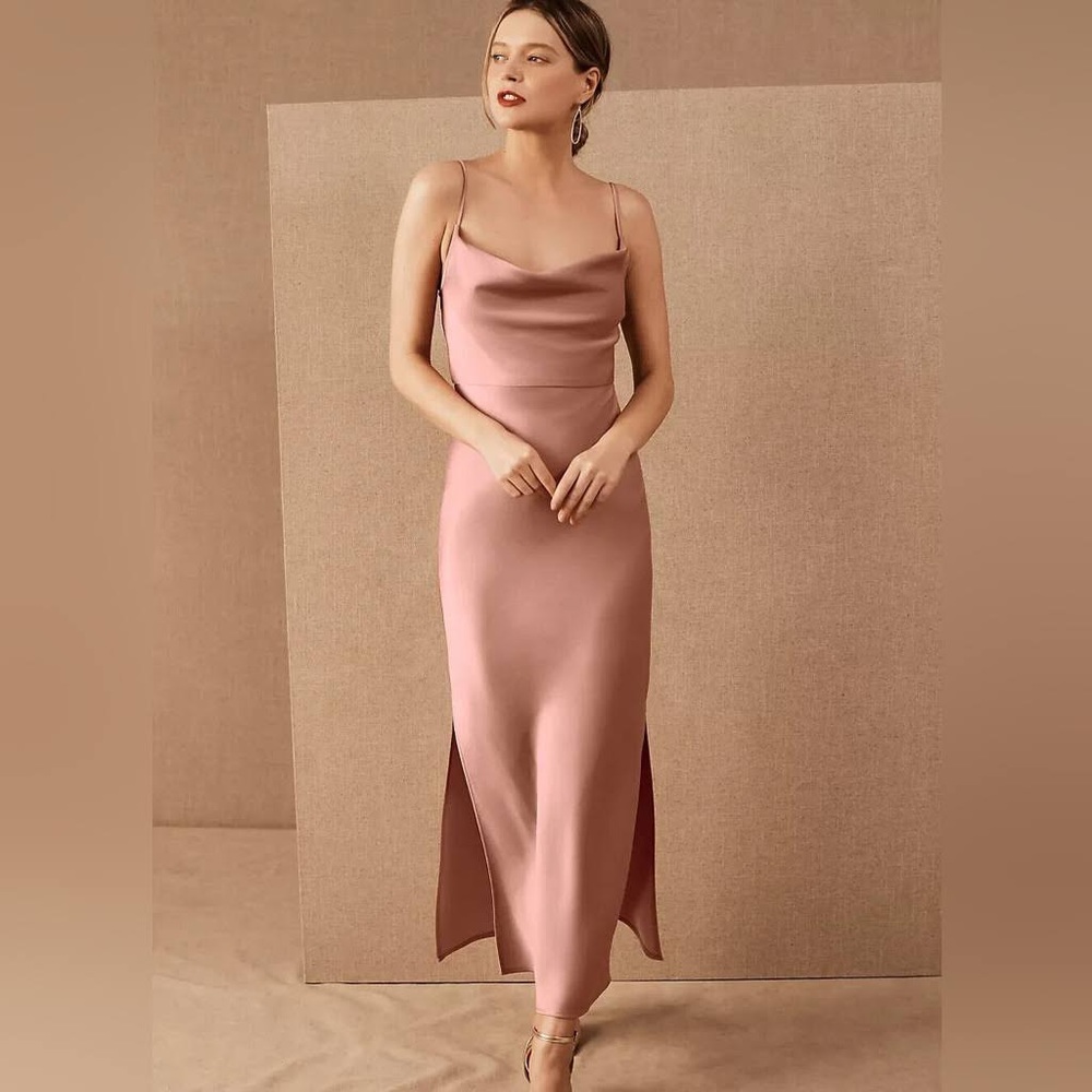 Bhldn Cali Bridesmaid Dress in Dusty Rose - Size 0